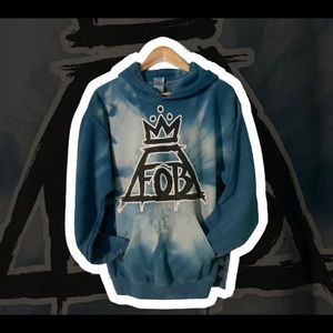 Fall Out Boy Crown Logo Tie Dye Hoodie Unisex
